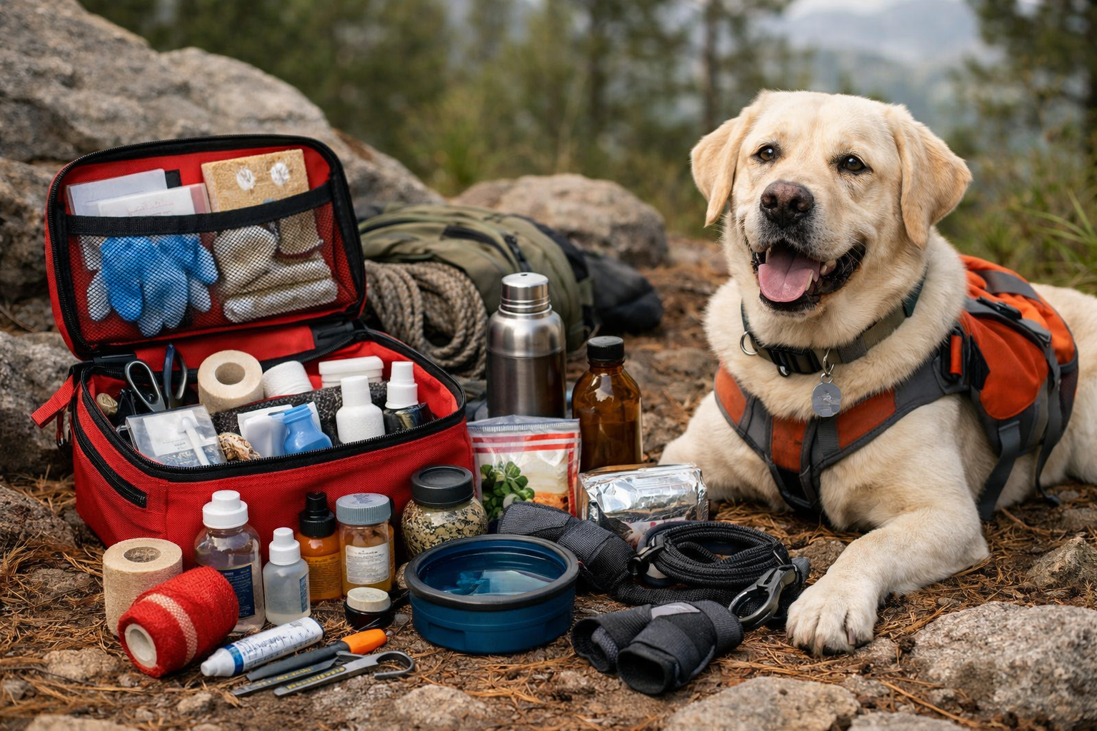 What to Pack in a Pet First Aid Kit for Hiking